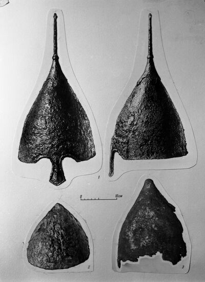 Russian medieval helmets