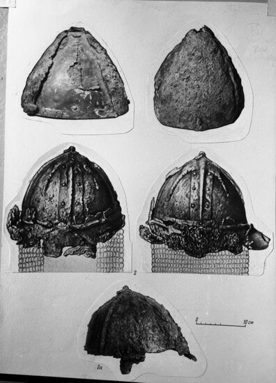 Russian medieval helmets