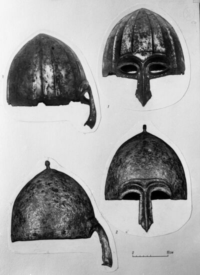 Russian medieval helmets