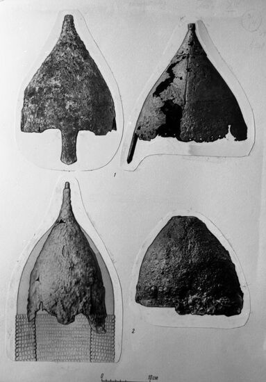 Russian medieval helmets
