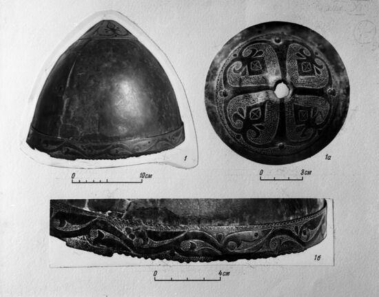 Russian medieval helmet
