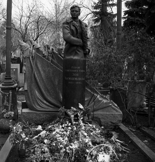 Zoya Kosmodemyanskaya's grave