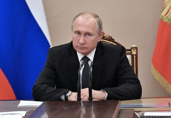 President Putin chairs meeting of Security Council