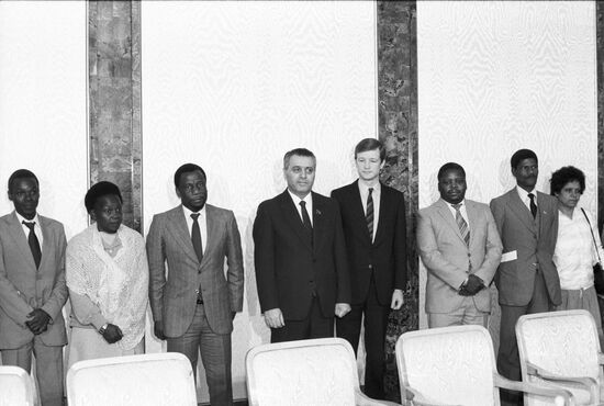 Mozambique parliament delegation visits USSR