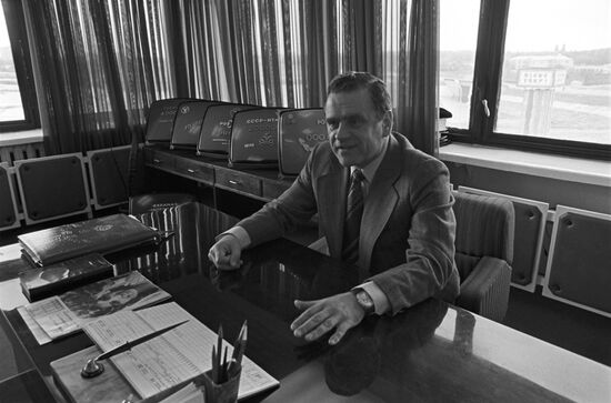 Vincentas Navickas, director of Ekranas TV tube production plant in Panevezys
