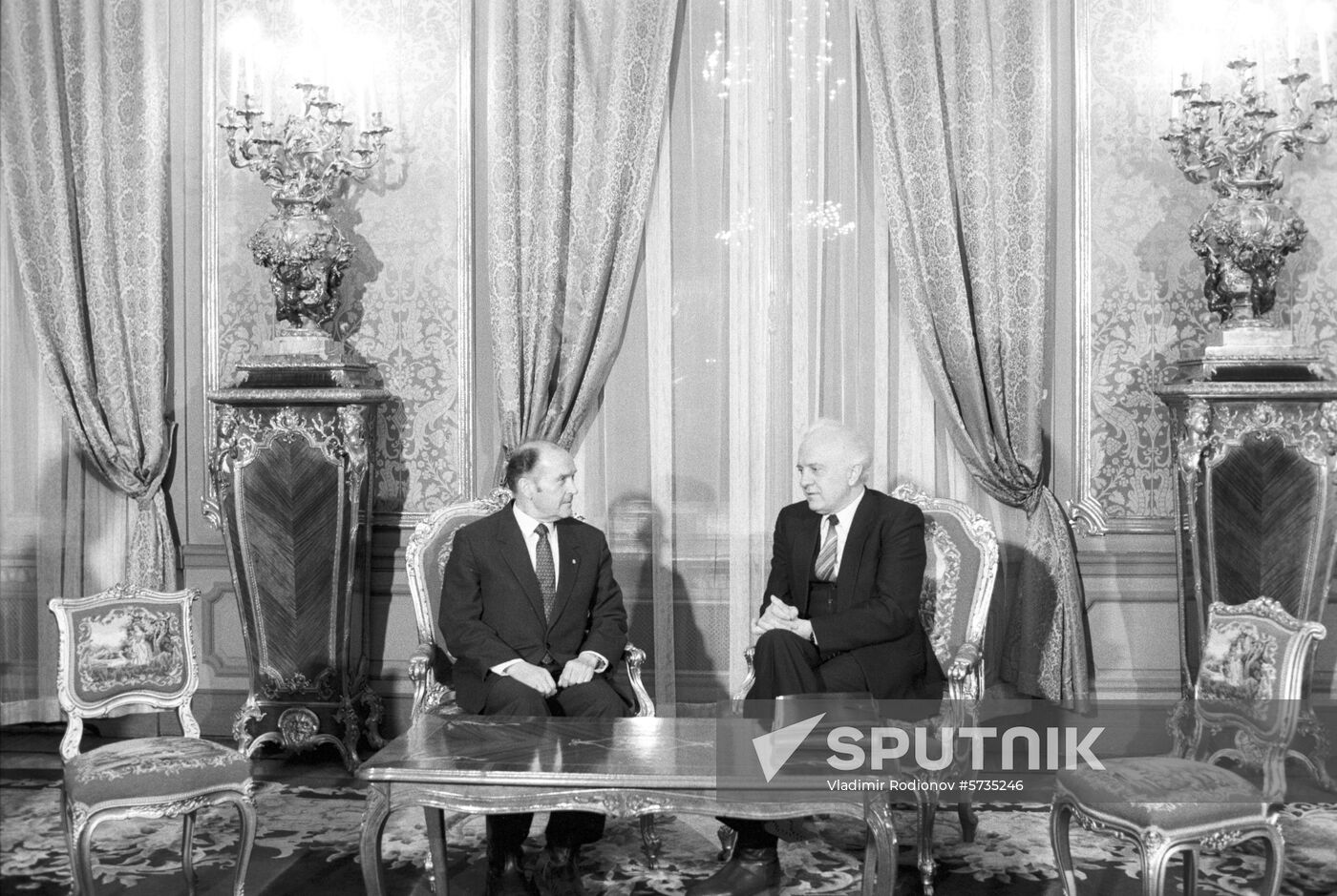 Visit by Foreign Minister of the German Democratic Republic Oskar Fischer to the USSR