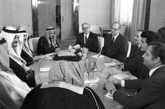Visit by Foreign Minister of Saudi Arabia Saud bin Faisal Al Saud to the USSR
