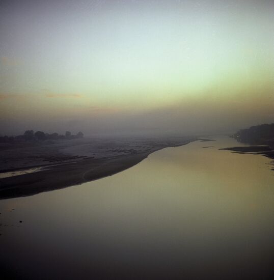 Sunset in India