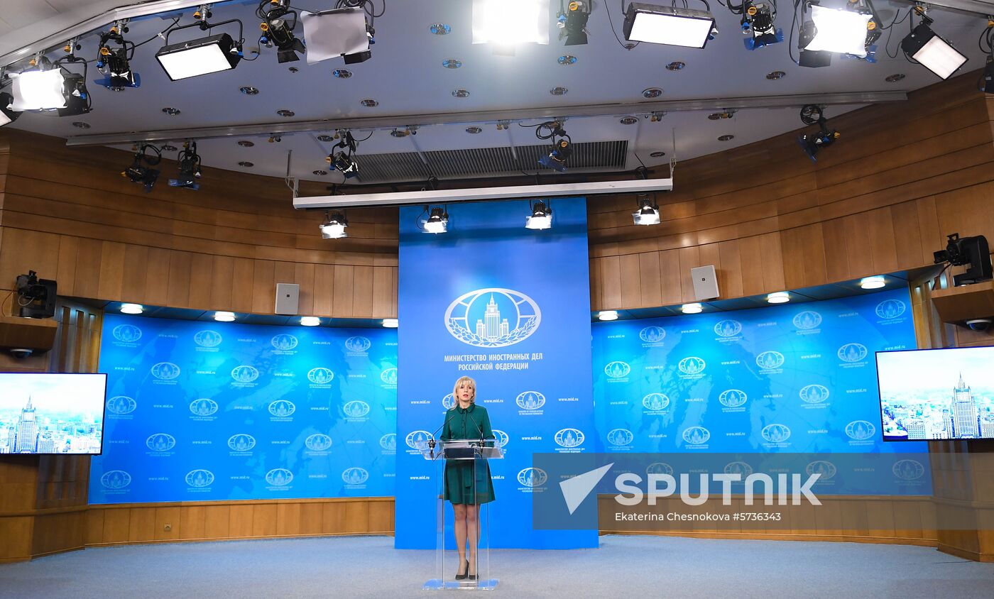 Russia Zakharova Briefing