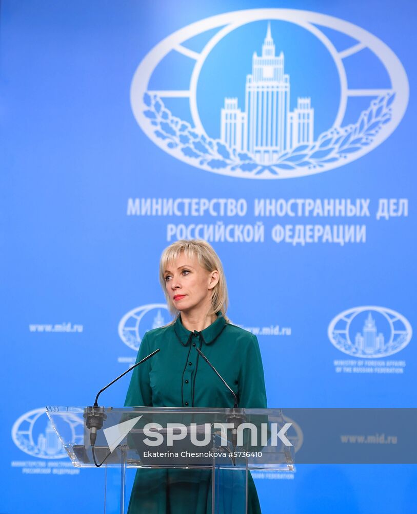 Russia Zakharova Briefing
