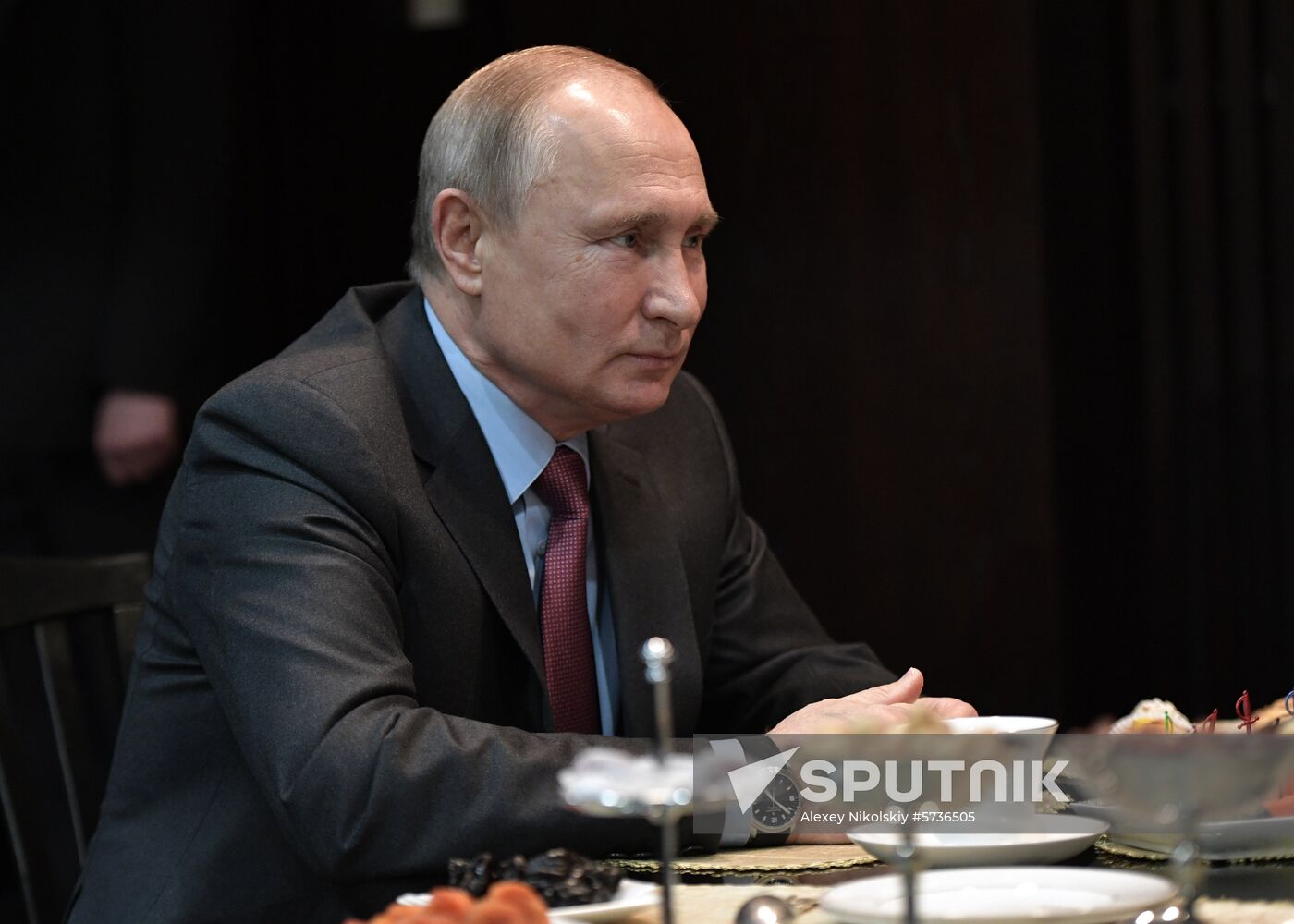 President Vladimir Putin wishes Sovremennik Theater artistic director Galina Volchek happy birthday