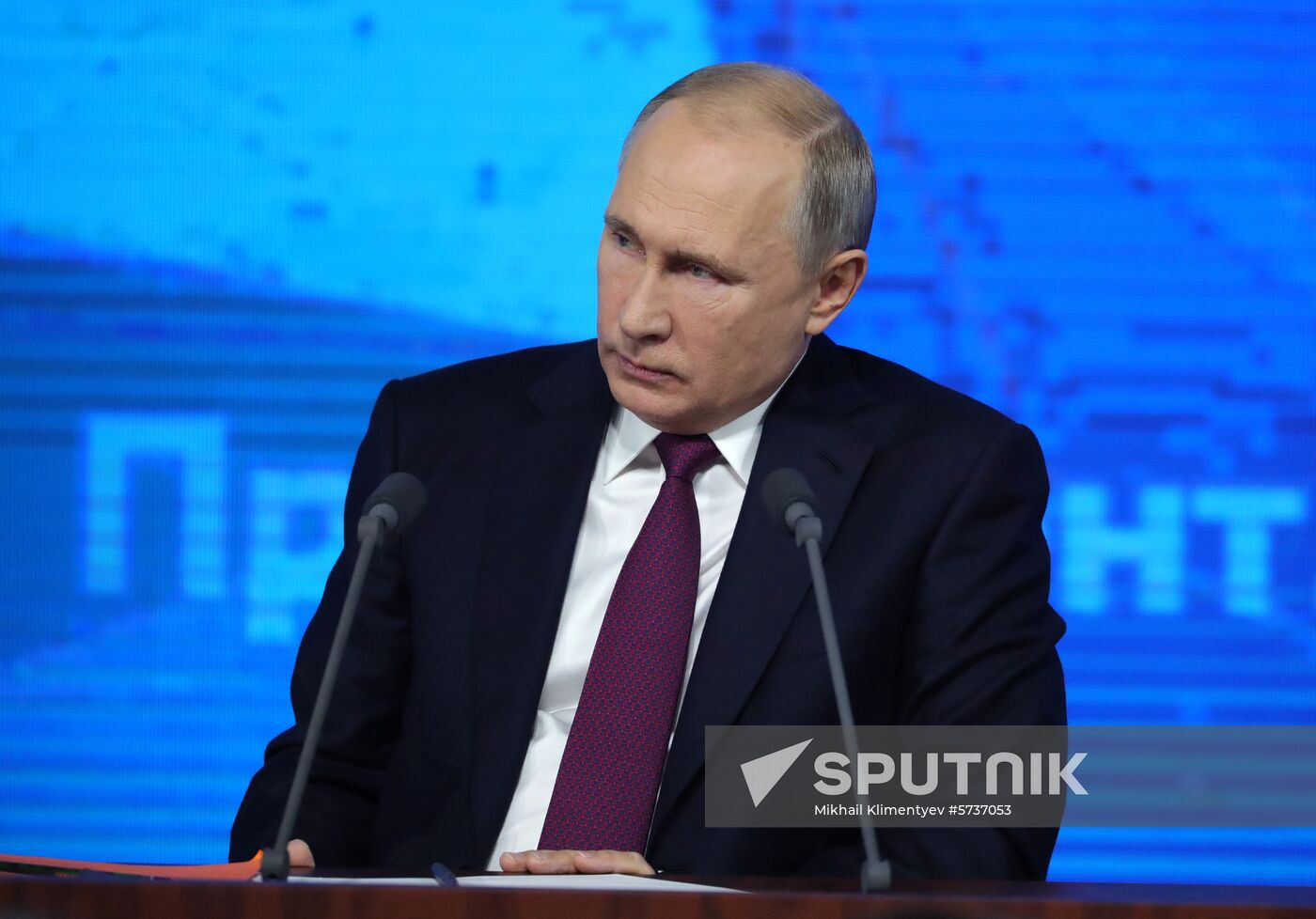 President Vladimir Putin’s annual news conference