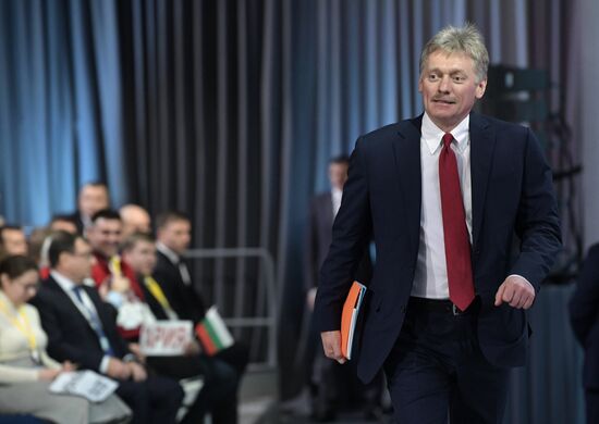 President Vladimir Putin’s annual news conference