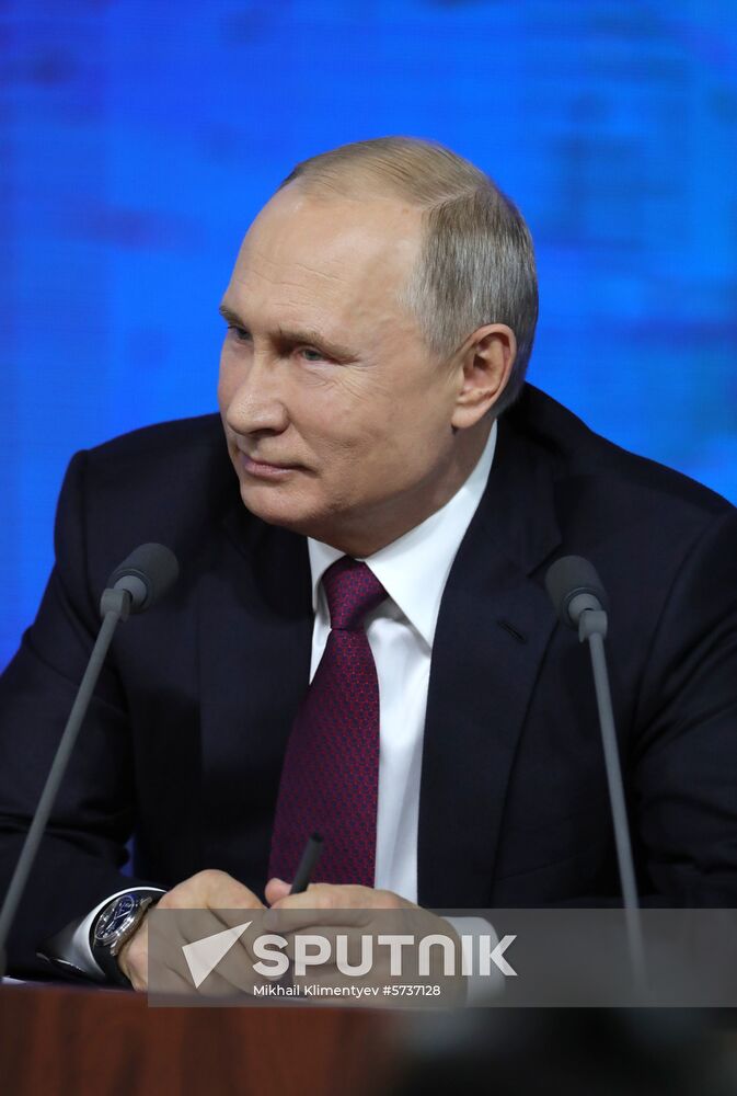 President Vladimir Putin’s annual news conference