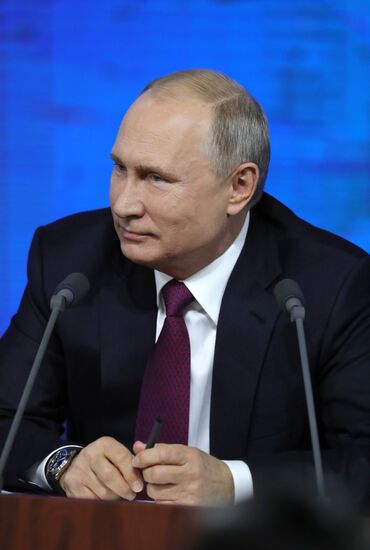 President Vladimir Putin’s annual news conference
