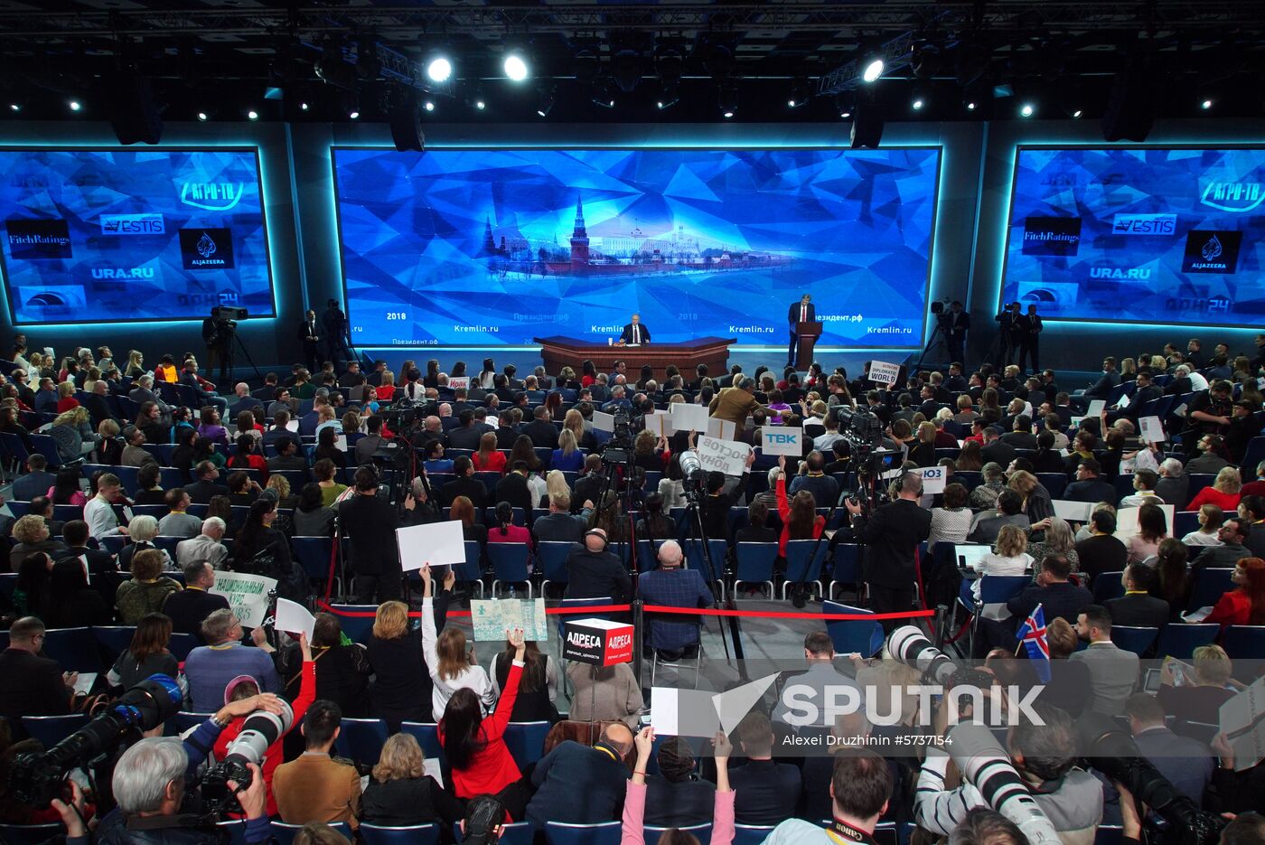 President Vladimir Putin’s annual news conference