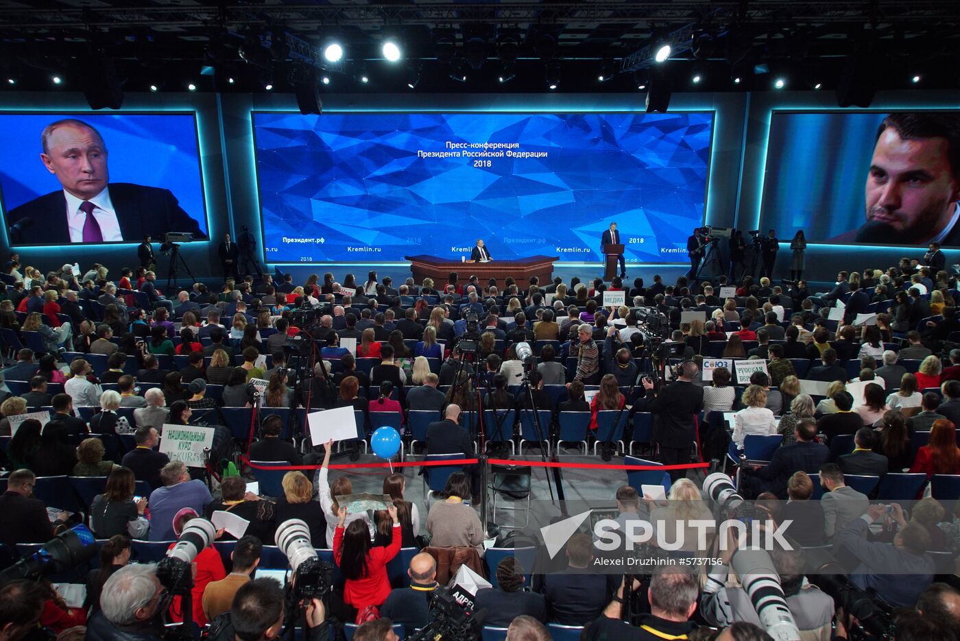 President Vladimir Putin’s annual news conference