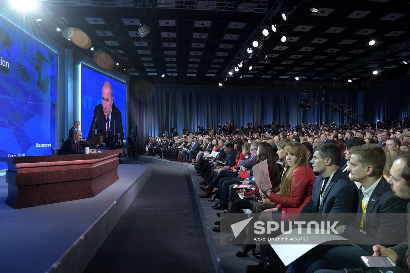 President Vladimir Putin’s annual news conference