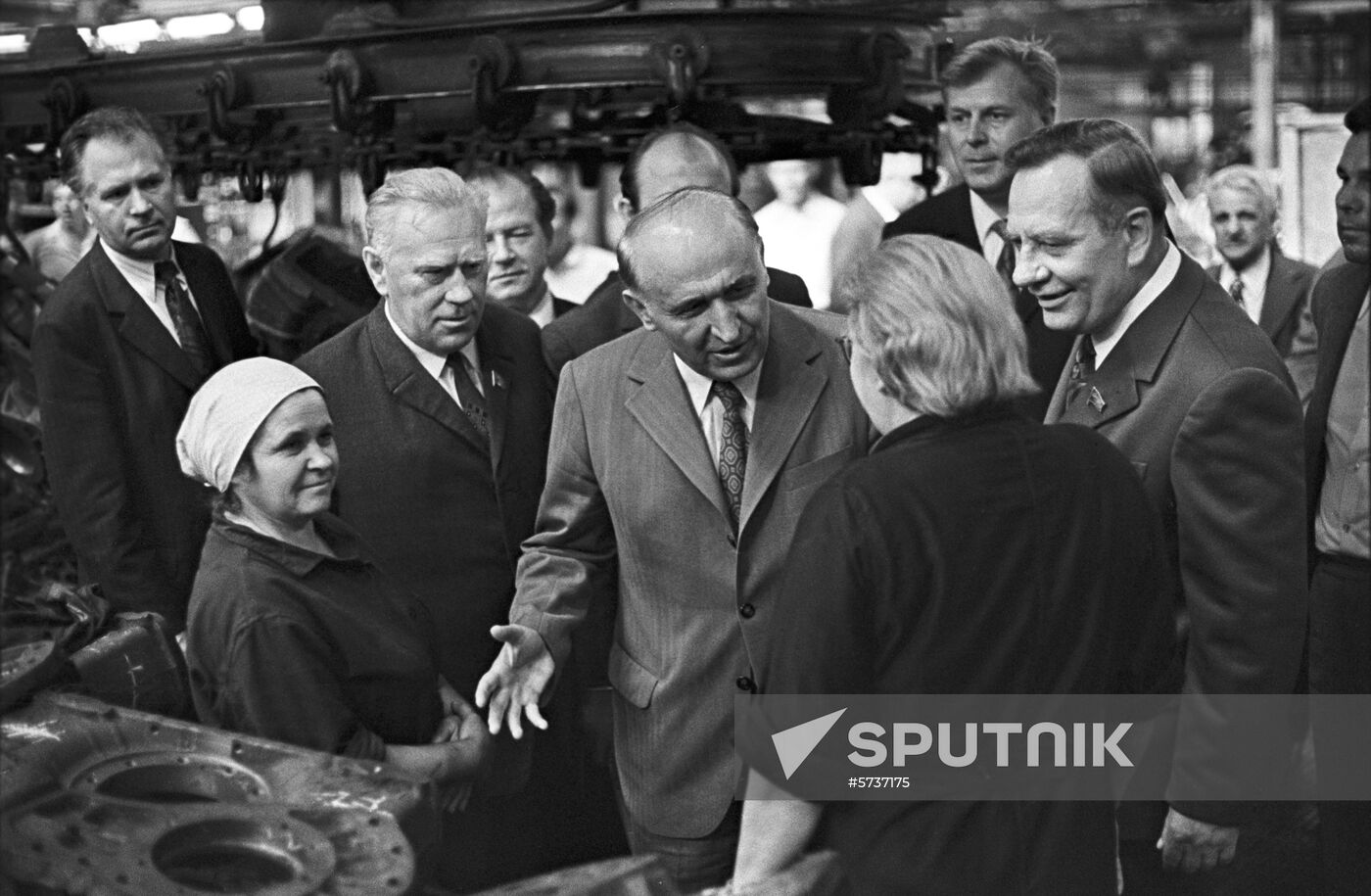 Delegation of People's Republic of Bulgaria on visit to USSR