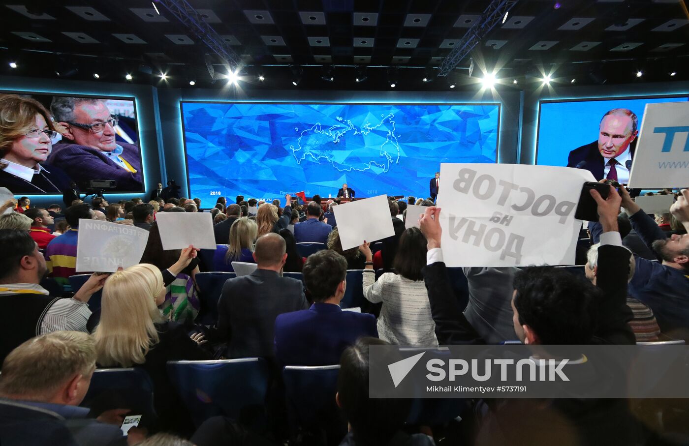 President Vladimir Putin’s annual news conference
