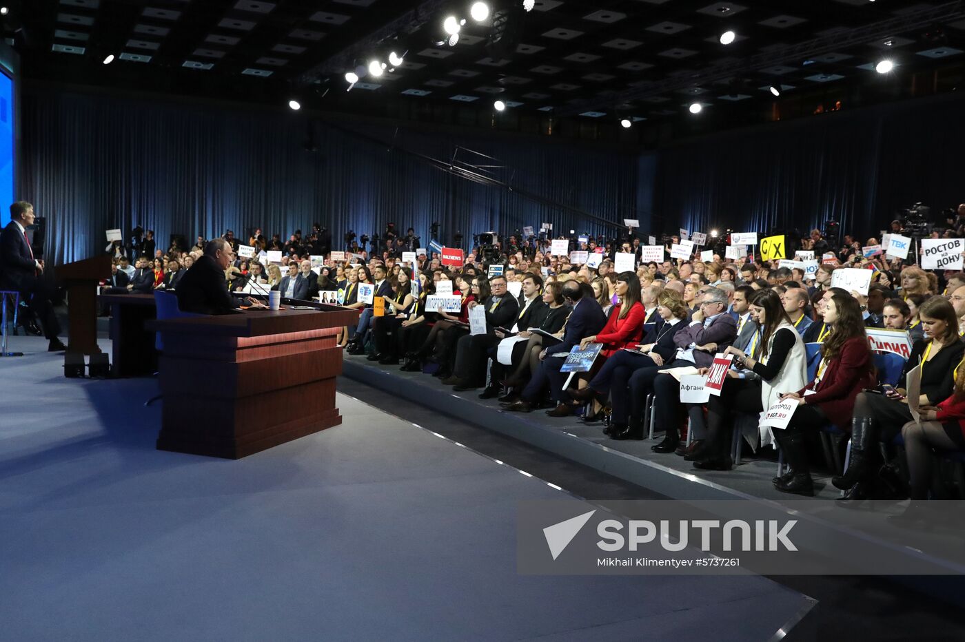 President Vladimir Putin’s annual news conference