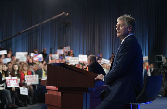 President Vladimir Putin’s annual news conference