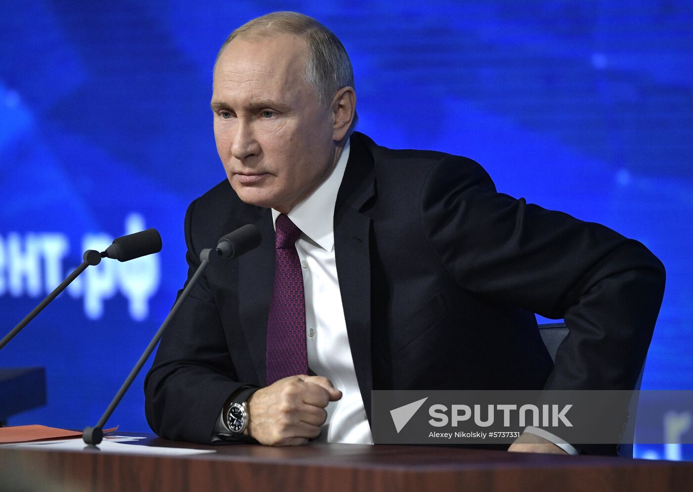 President Vladimir Putin’s annual news conference