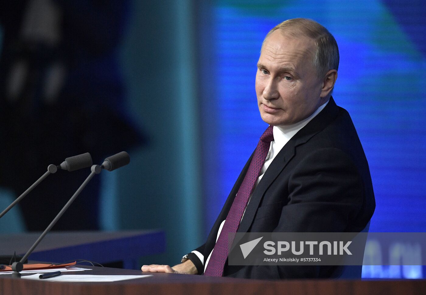 President Vladimir Putin’s annual news conference