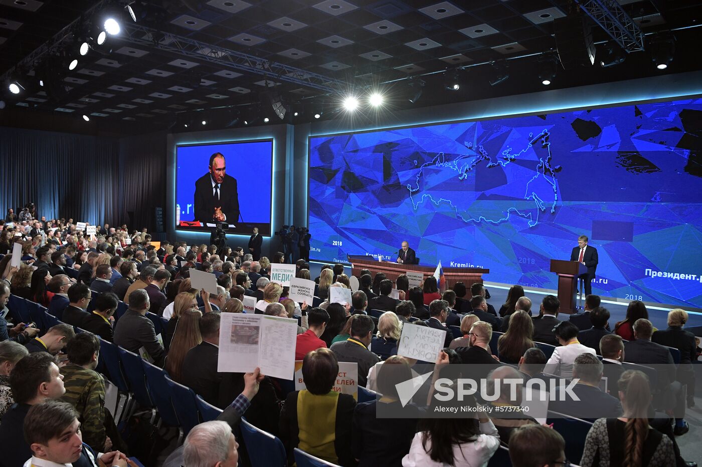 President Vladimir Putin’s annual news conference