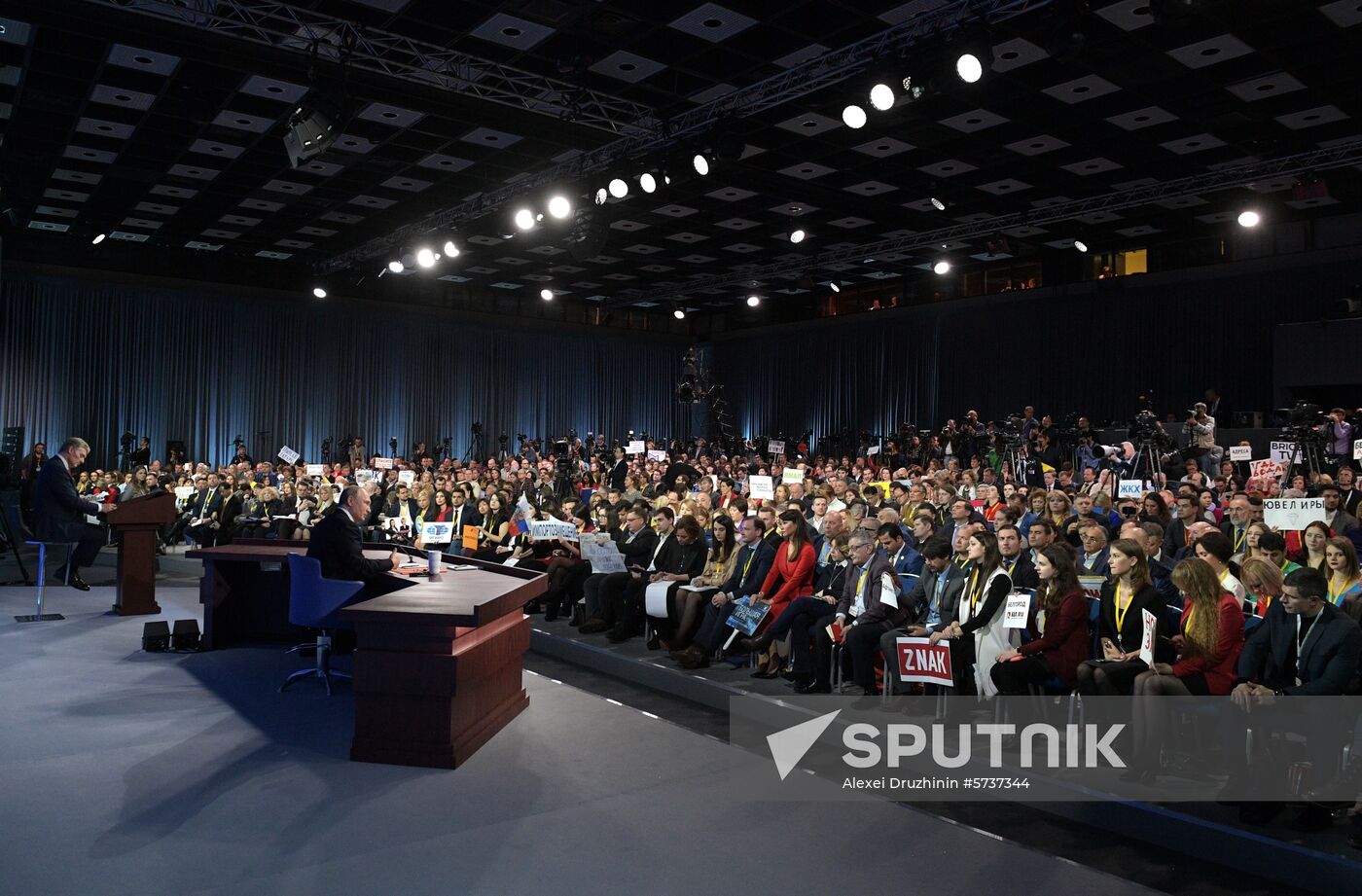 President Vladimir Putin’s annual news conference
