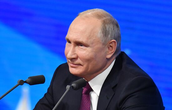 President Vladimir Putin’s annual news conference