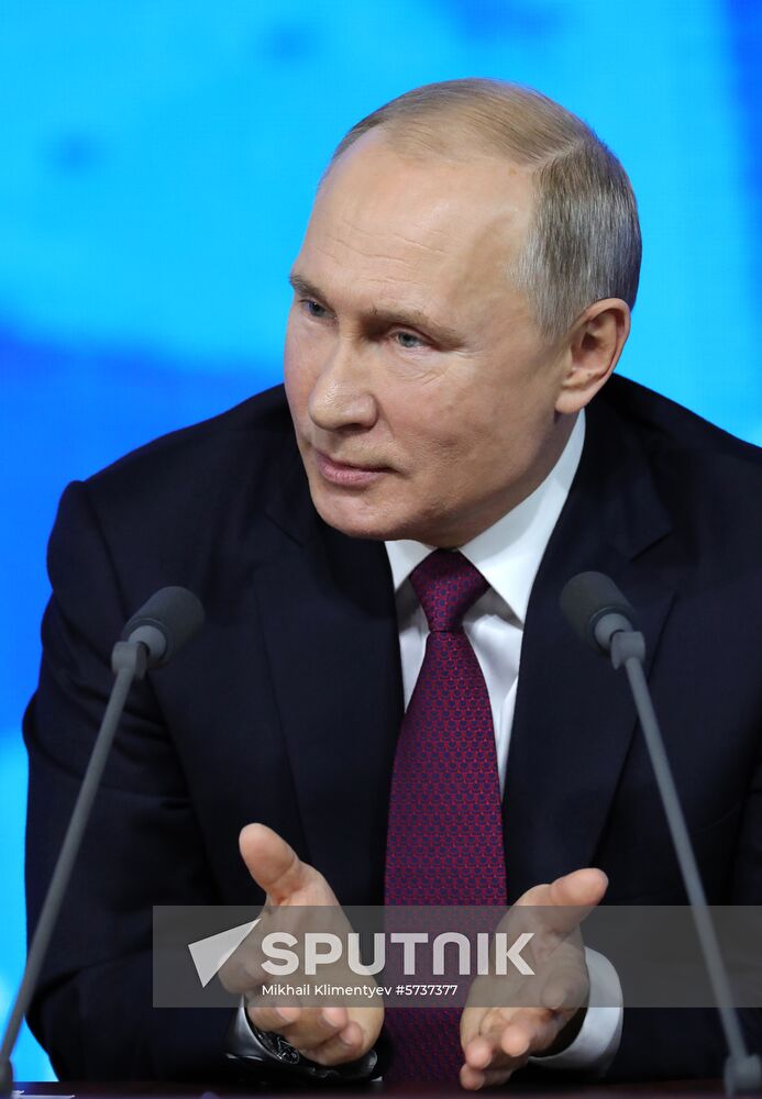 President Vladimir Putin’s annual news conference