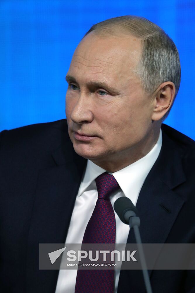 President Vladimir Putin’s annual news conference