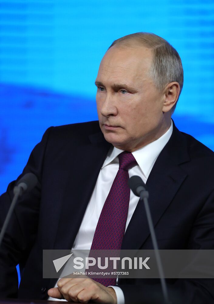 President Vladimir Putin’s annual news conference