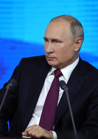 President Vladimir Putin’s annual news conference