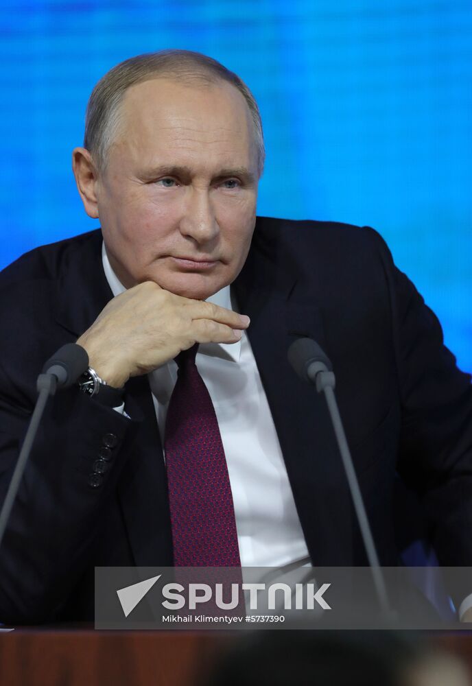 President Vladimir Putin’s annual news conference