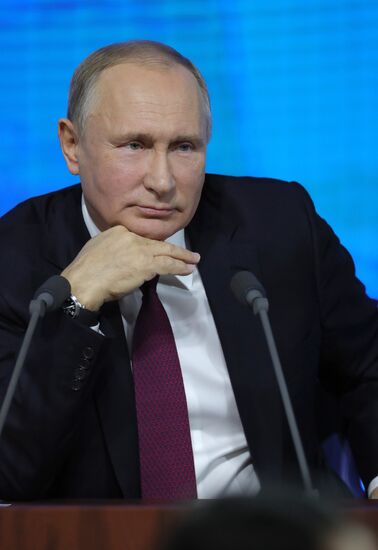 President Vladimir Putin’s annual news conference