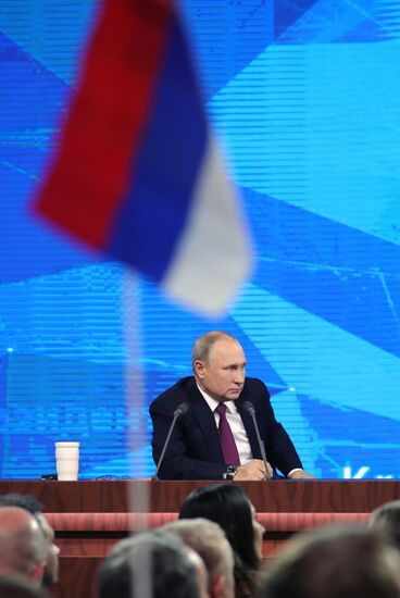 President Vladimir Putin’s annual news conference