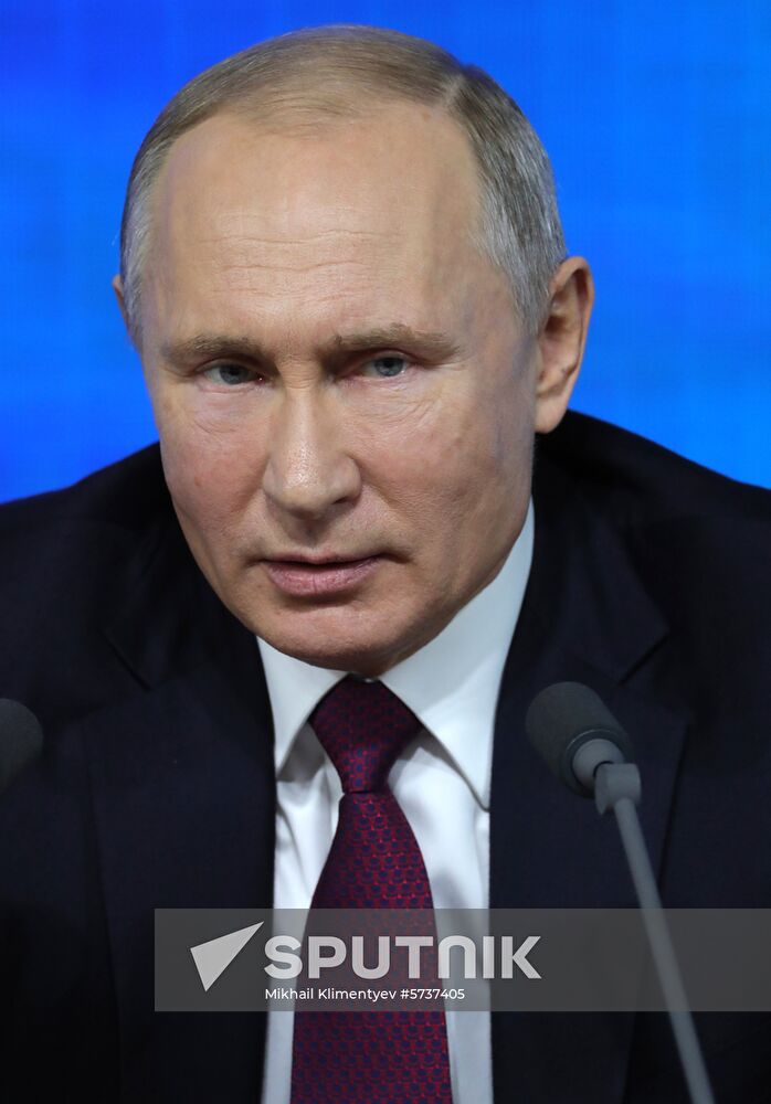 President Vladimir Putin’s annual news conference