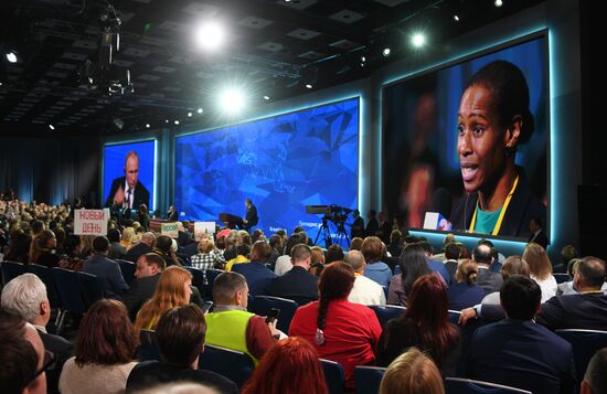 President Vladimir Putin’s annual news conference