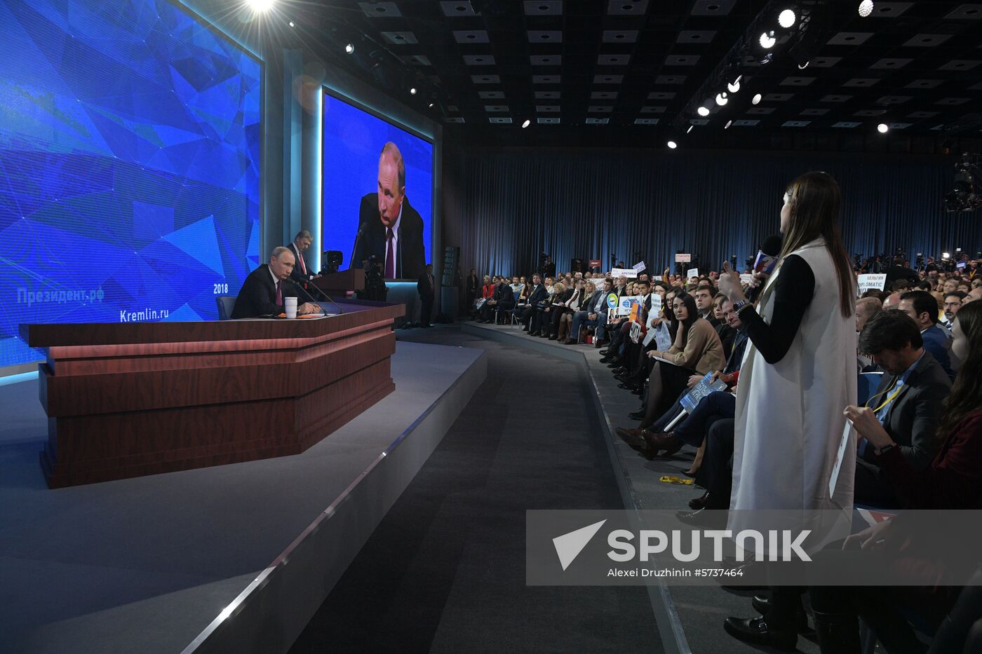 President Vladimir Putin’s annual news conference