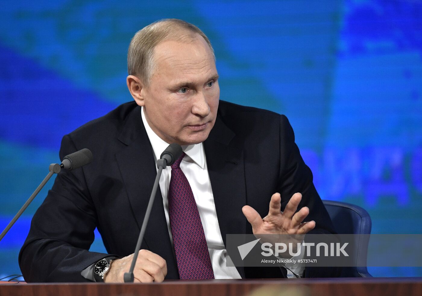 President Vladimir Putin’s annual news conference