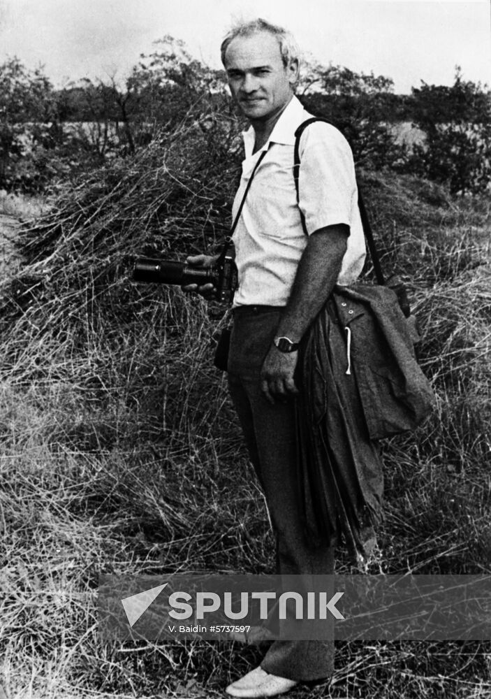 Pilot-Cosmonaut of USSR Vladimir Dzhanibekov