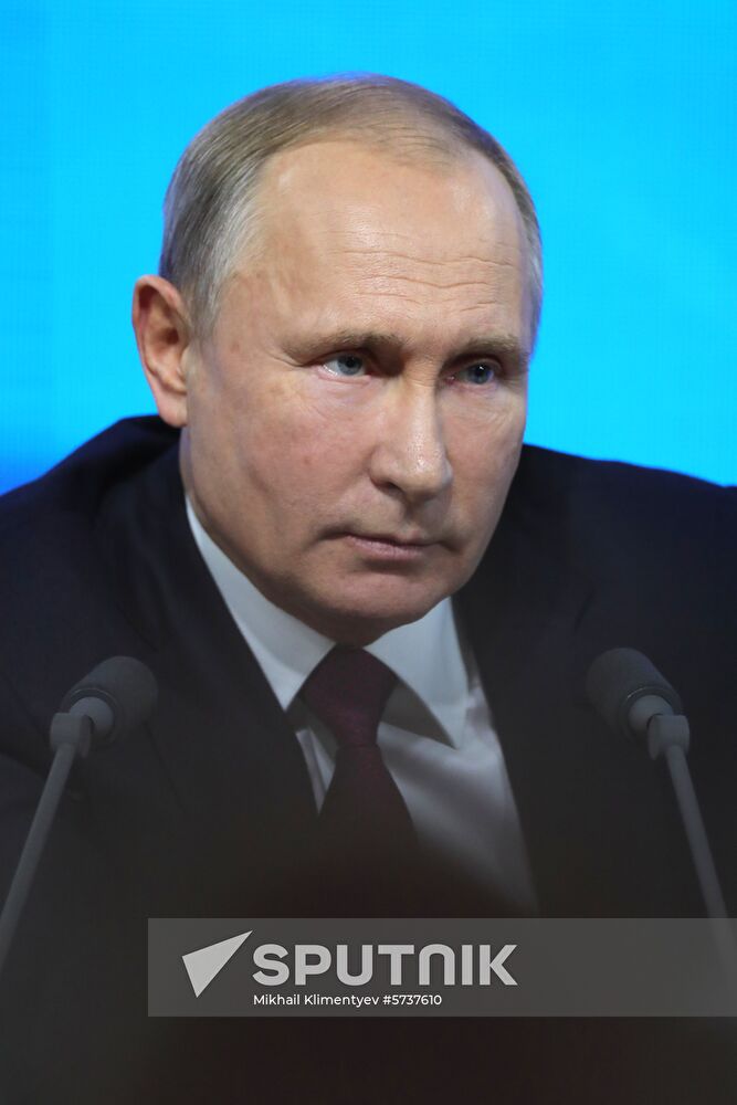 President Vladimir Putin’s annual news conference