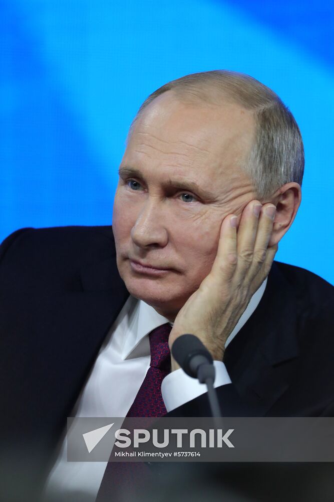 President Vladimir Putin’s annual news conference