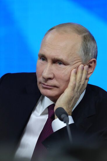 President Vladimir Putin’s annual news conference