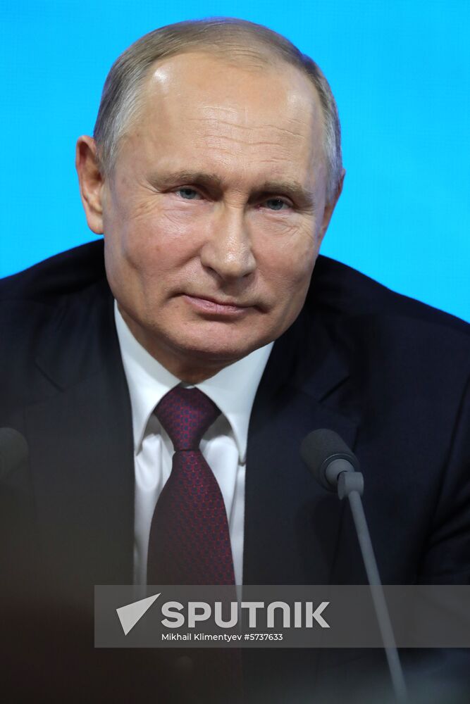 President Vladimir Putin’s annual news conference