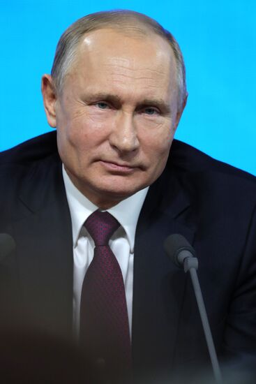 President Vladimir Putin’s annual news conference