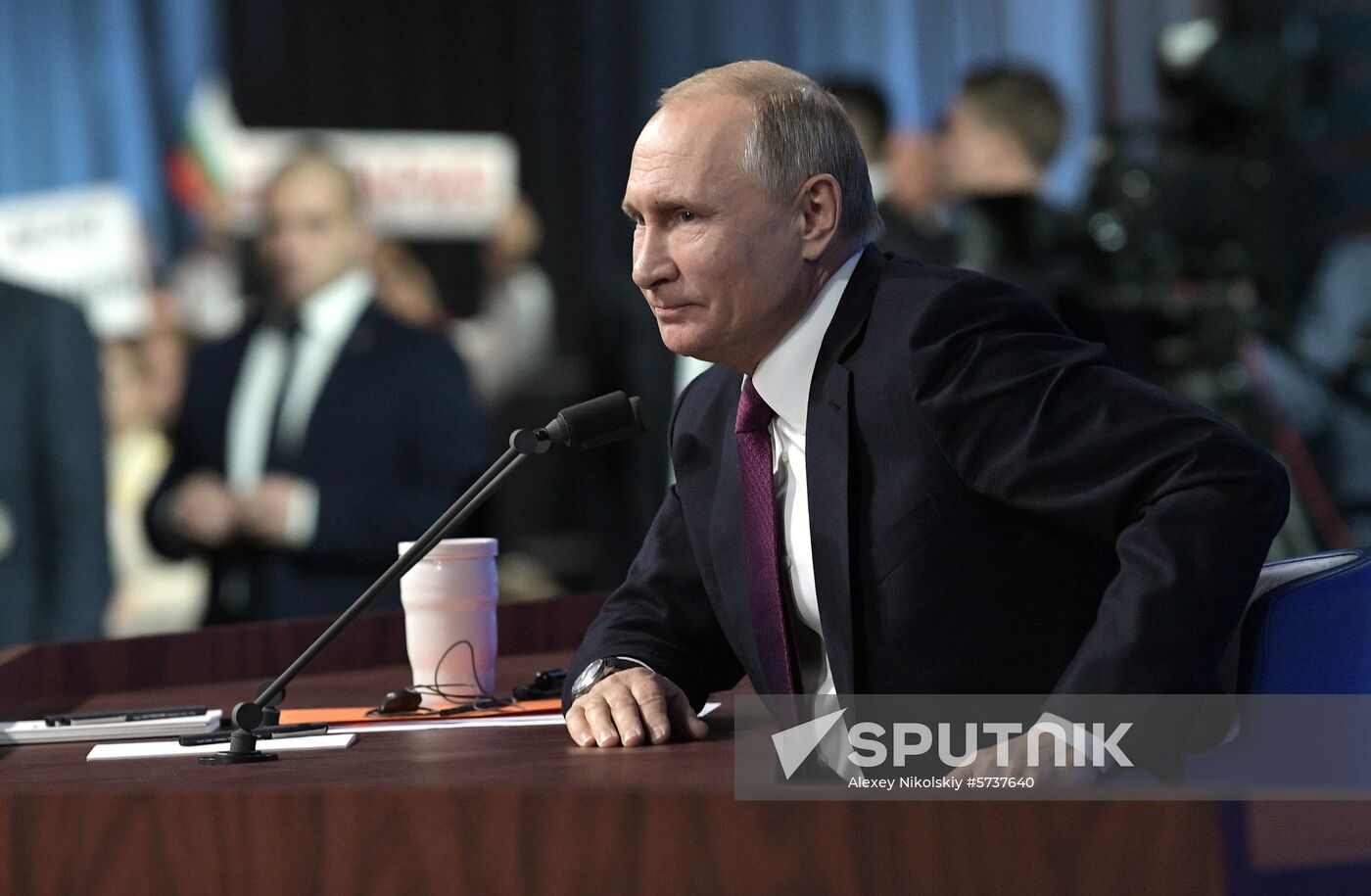 President Vladimir Putin’s annual news conference