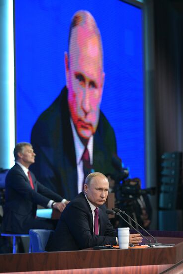 President Vladimir Putin’s annual news conference